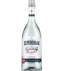 Водка Зимняя Деревенька на солодовом спирте 0,7л
